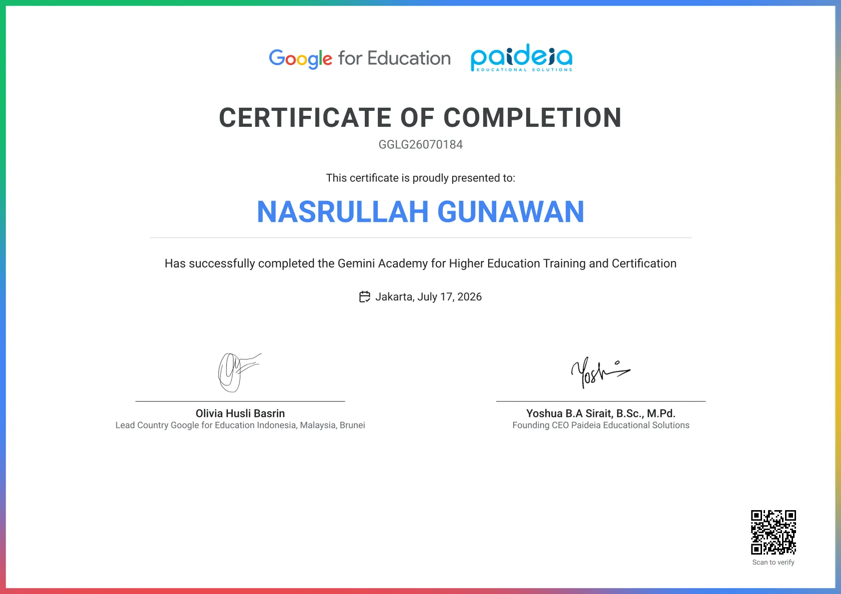 Gemini Academy for Higher Education