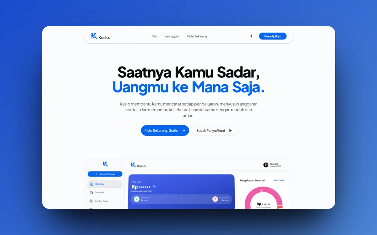 Kaslo – Personal Finance Management preview 1