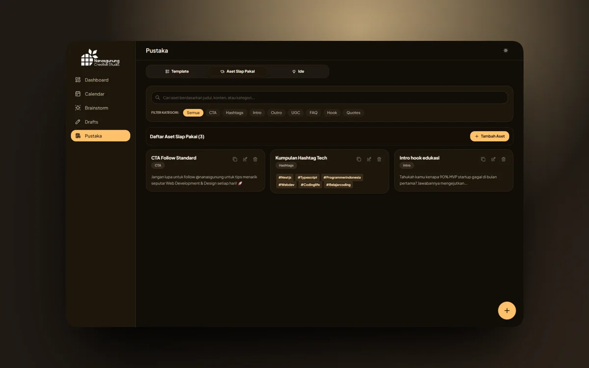 Nanasgunung Content Planner preview 6